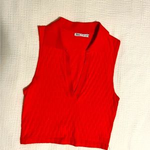 MUST GO!!  ZARA ORANGE TOP SIZE SMALL